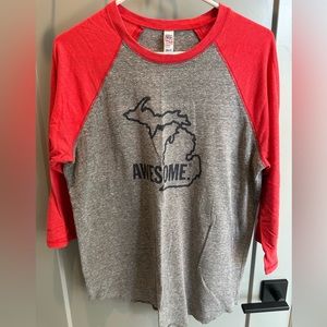Michigan Awesome long sleeve t-shirt! Like new